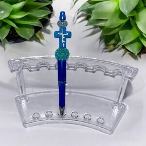 Jesus refillable beaded pen